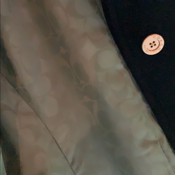 Authentic Coach Belted Wool Coat XS - Picture 6 of 7